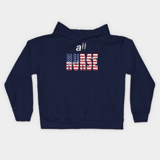 All American nurse Kids Hoodie